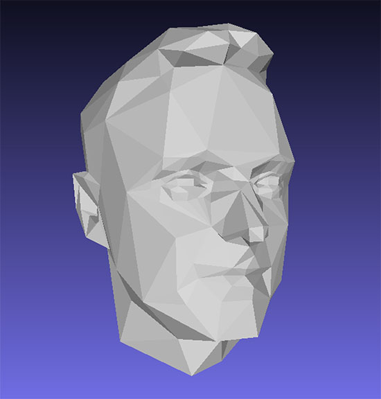 Low poly head